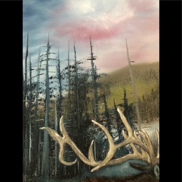 🖼Vintage 1985 Original Oil/Acrylic Canvas -Signed-Archive Reference- landscape - Picture 12 of 16